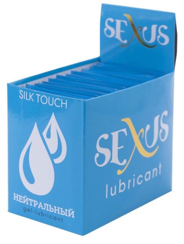 Набор из 50 пробников увлажняющего лубриканта Silk Touch Neutral на водной основе
