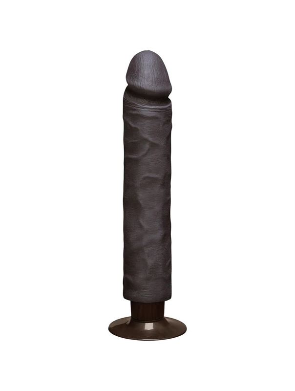 Коричневый вибратор The Realistic Cock - 10" ULTRASKYN Without Balls (29,2 см)