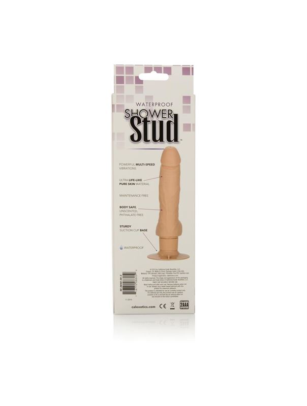 Вибратор телесного цвета Waterproof Shower Stud Super Stud 