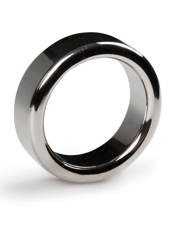 Серебристое эрекционное кольцо Sinner Metal Cockring Size S