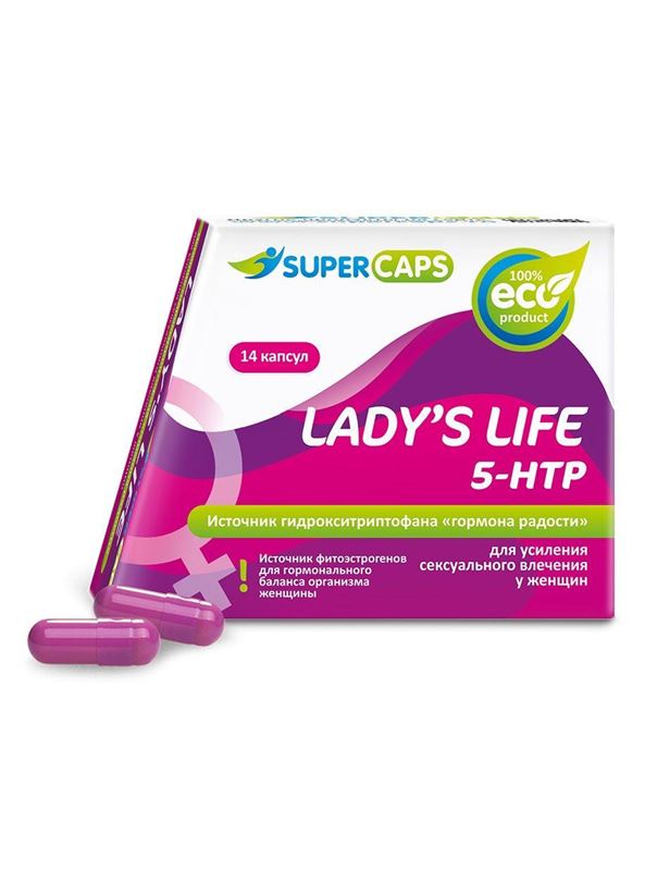 Возбуждающие капсулы для женщин Ladys Life, 14 капсул (0,35 гр.)