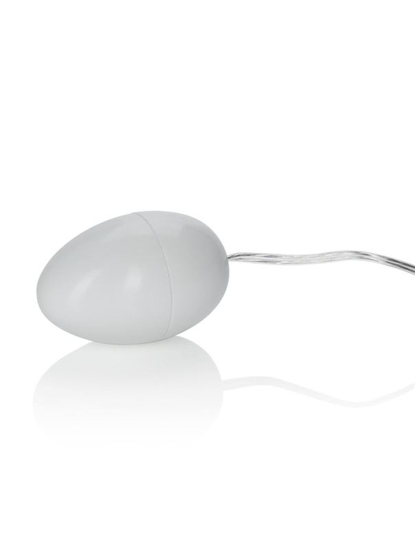 Круглое белое виброяйцо Pocket Exotics Vibrating Egg