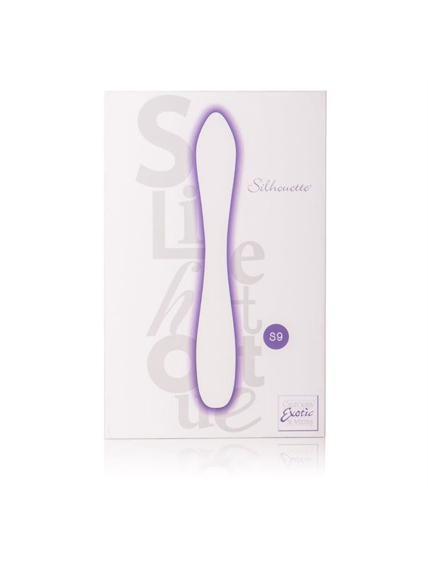 Перезаряжаемый фиолетовый вибромассажер Silhouette S9 - 16,5 см.