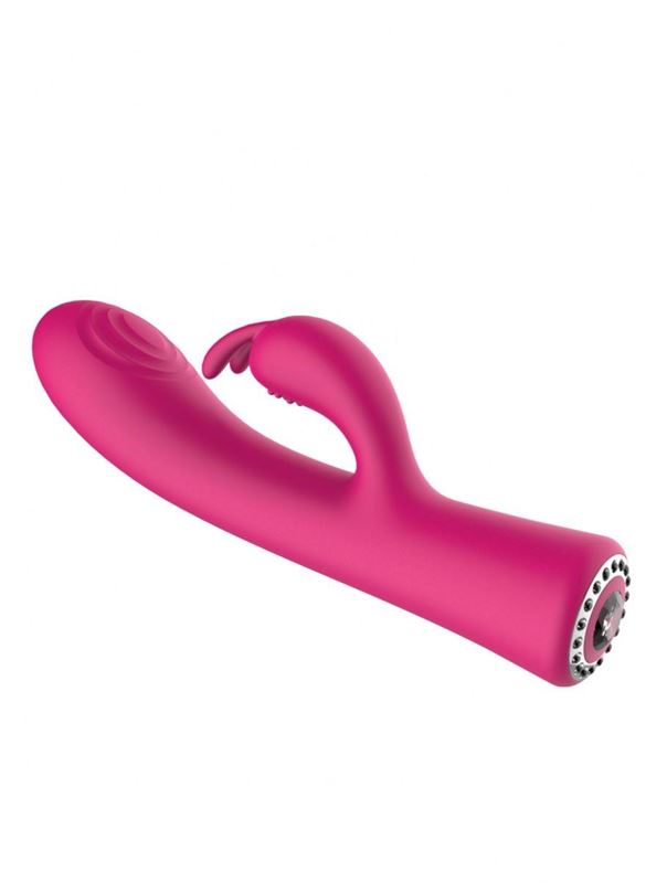 Розовый вибратор кролик Lux (20 см)