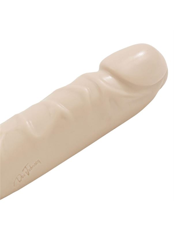 Двухголовый фаллоимитатор телесного цвета Jr. Veined Double Header 12" Bender (29,5 см)