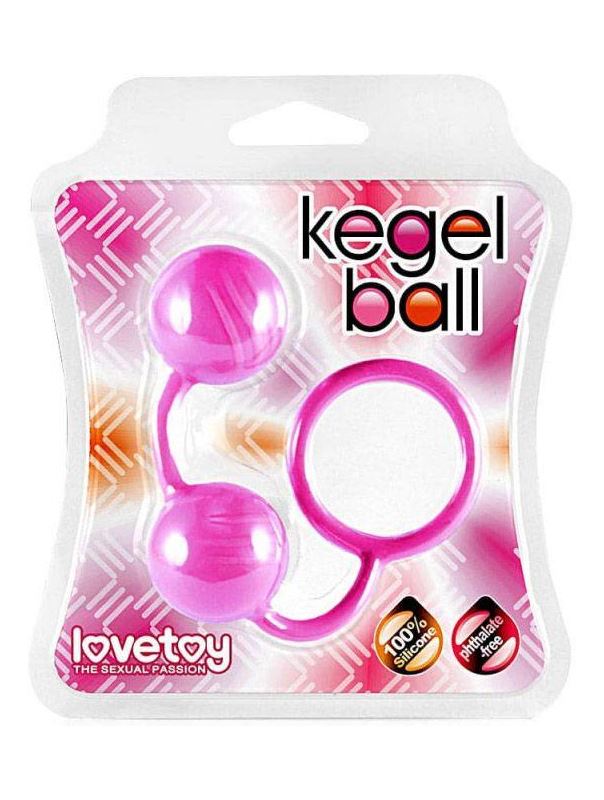 Розовые вагинальные шарики Kegel Ball