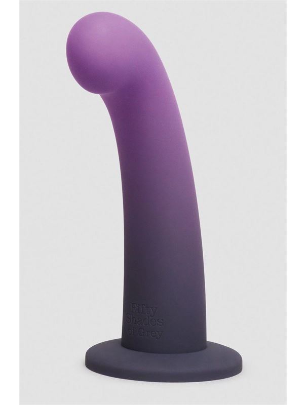 Фиолетовый, меняющий цвет фаллоимитатор Feel It Baby Colour-Changing Silicone G-Spot Dildo (17,8 см)