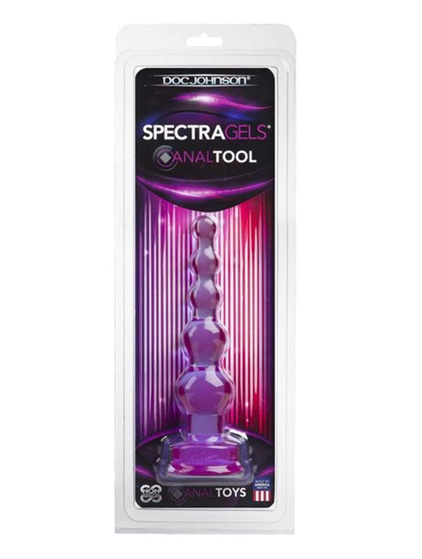Фиолетовая анальная ёлочка SpectraGels Purple Anal Tool (17,5 см)