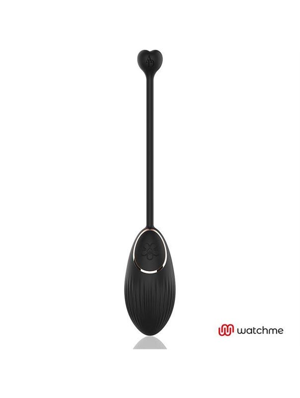 Черное виброяйцо с пультом-часами Anne's Desire Vibro Egg Wireless Watchme