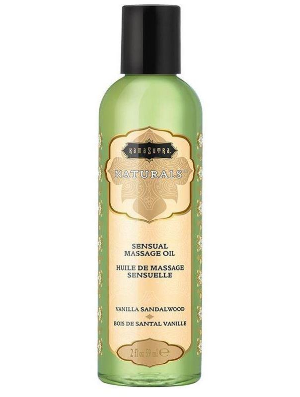 Массажное масло Naturals Vanilla Sandalwood с ароматом ванили и сандала (59 мл)
