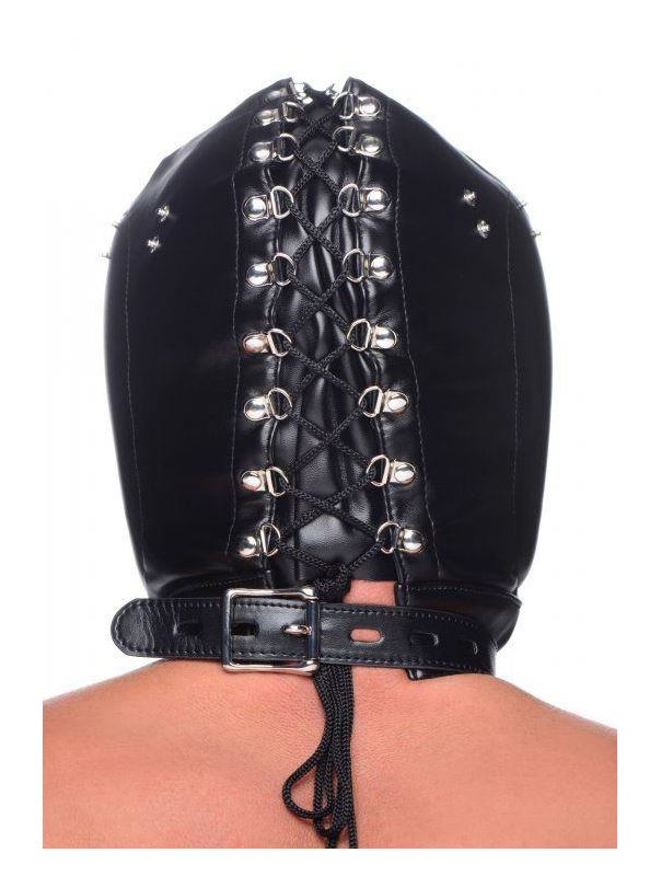 Шлем-трансформер Muzzled Universal BDSM Hood with Removable Muzzle