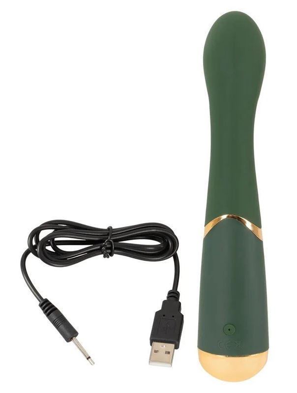 Зеленый стимулятор точки G Luxurious G-Spot Massager (19,5 см)