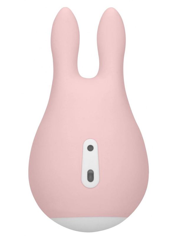 Розовый клиторальный стимулятор Sugar Bunny - 9,5 см.