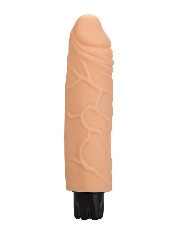 Телесный вибратор Realistic Skin Vibrator Regular - 18,3 см.