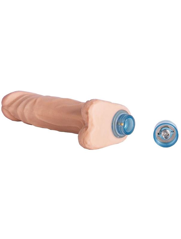 Телесный вибратор Vibro Realistic Cock Dildo (18 см)