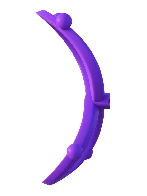 Фиолетовое эрекционное кольцо на пенис и мошонку Infinity Ring