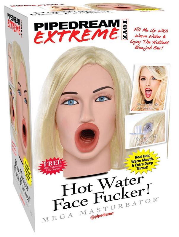 Мастурбатор-голова Hot Water Face Fucker! Blonde