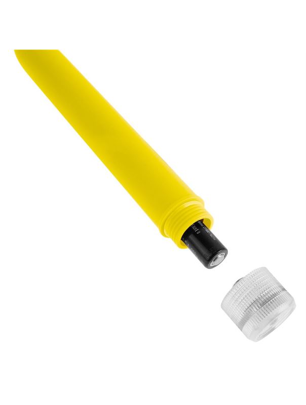 Желтый водонепроницаемый вибратор Neon Luv Touch Vibe (19 см)
