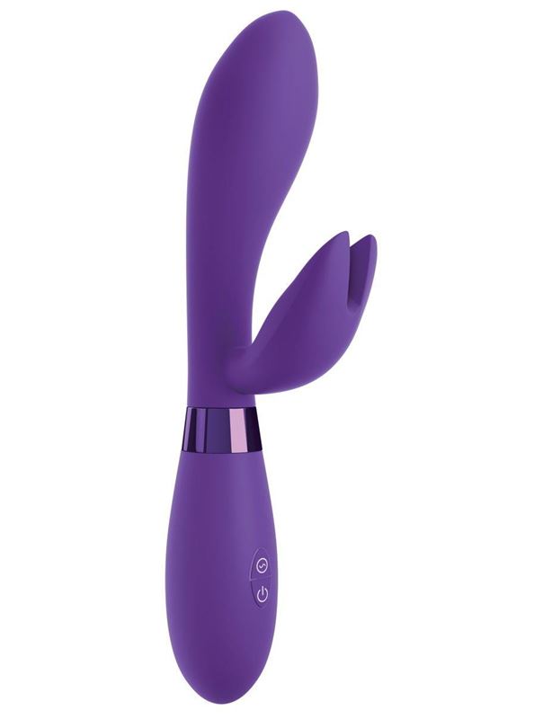 Фиолетовый вибратор-кролик #bestever Silicone Vibrator (21,2 см)