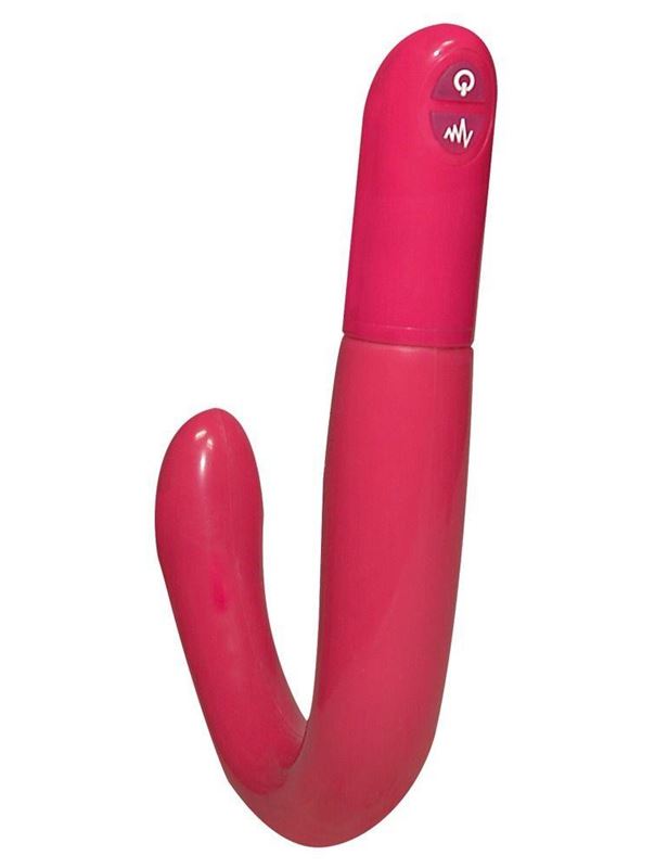 Ярко-розовый вибромассажёр простаты Coarsed Coral Prostate Massager