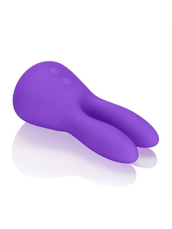 Фиолетовый виброзайчик Mini Marvels Silicone Marvelous Bunny