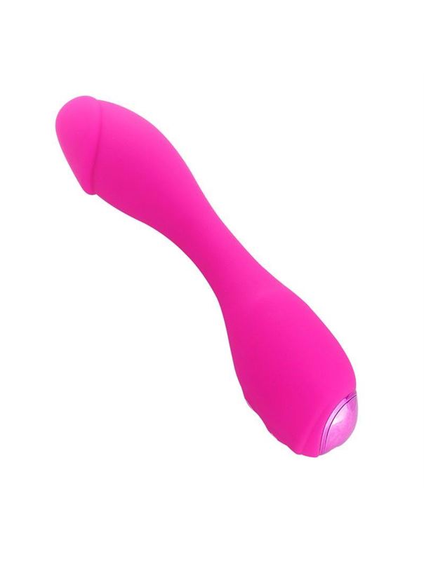 Розовый вибратор Devil Dick (16 см)