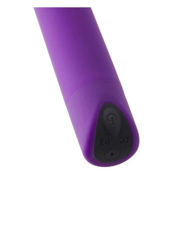 Фиолетовый мини вибратор POWERFUL BULLET