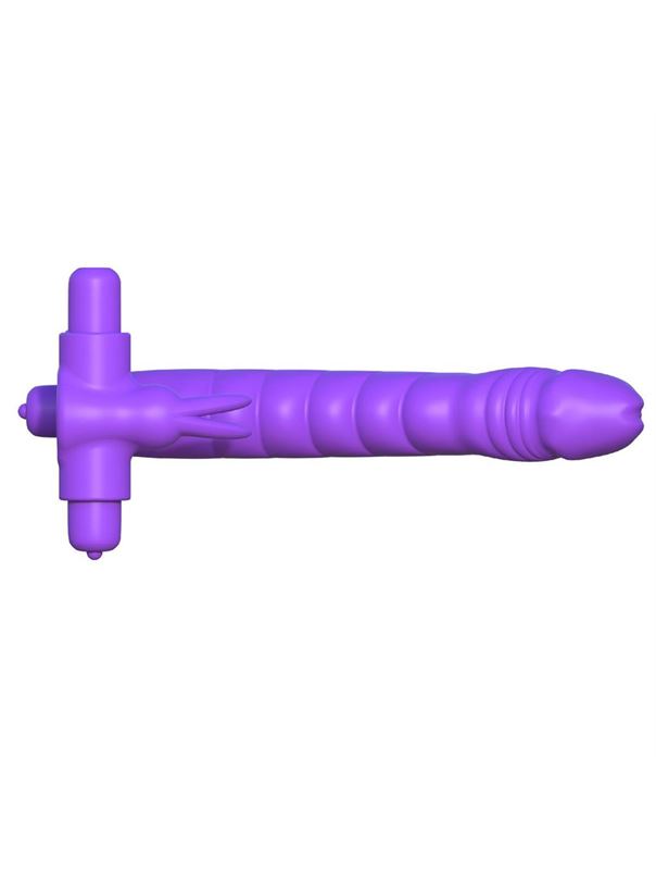 Эрекционное кольцо для двойного проникновения Silicone Double Penetrator Rabbit