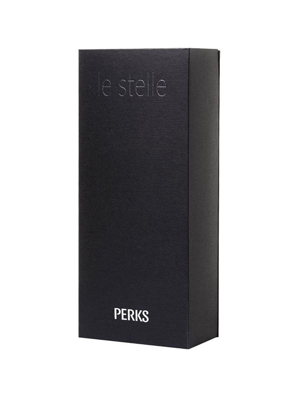 Синий вибратор Le Stelle - PERKS SERIES EXC с 2 сменными насадками
