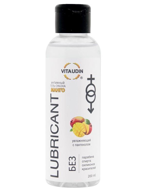 Интимный гель-смазка на водной основе VITA UDIN с ароматом манго (200 мл)