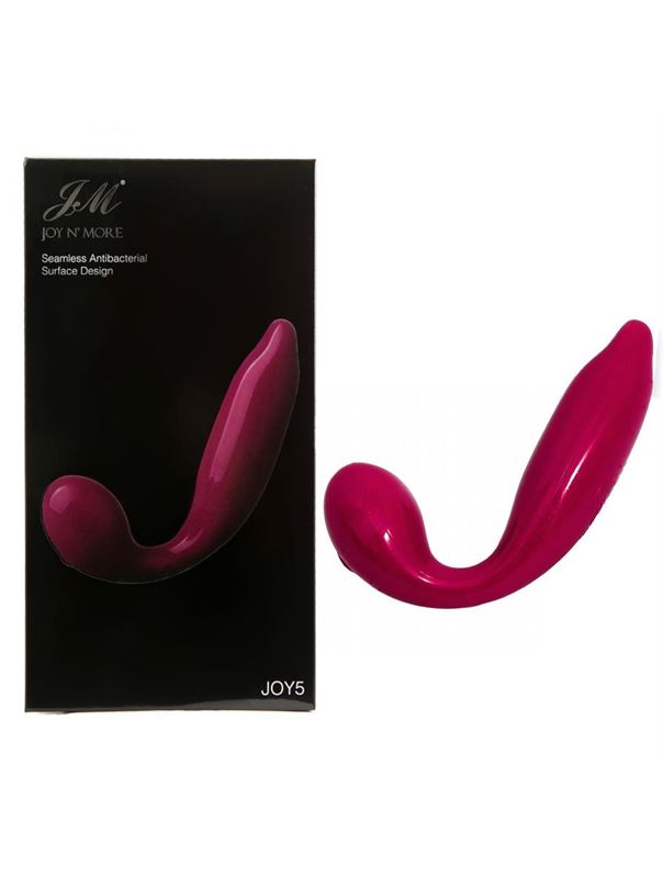 Малиновый вибромассажер Cora Joy N - 15,6 см.