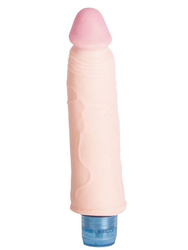 Телесный вибратор Vibro Realistic Cock Dildo (19 см)