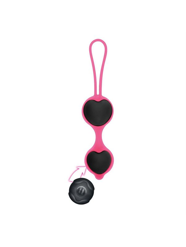 Чёрные силиконовые вагинальные шарики Coco Licious Kegel Balls