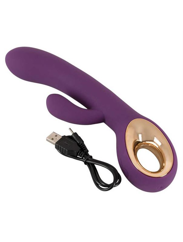 Фиолетовый вибратор кролик Rabbit Grand (23,8 см)