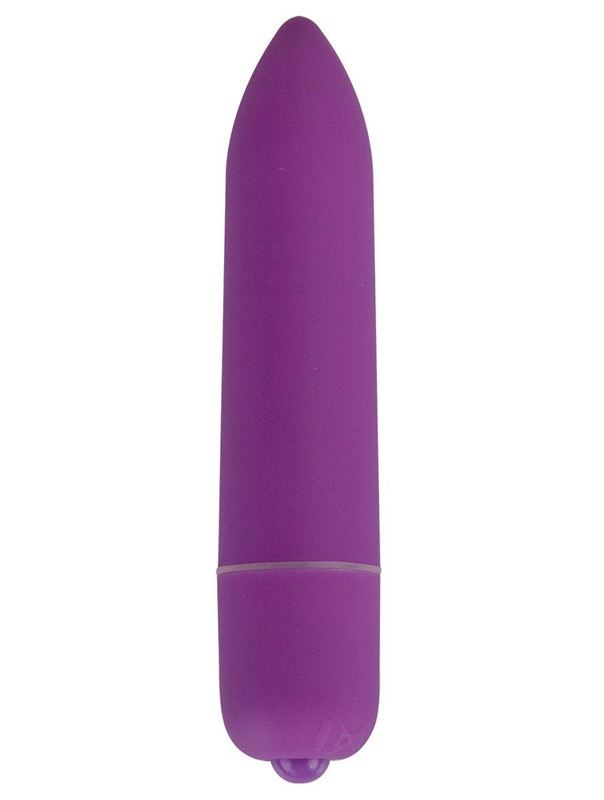 Фиолетовая удлинённая вибропуля Power Bullet Purple (8,3 см)