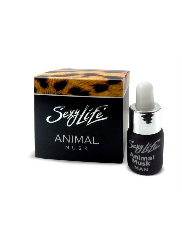 Мужские духи с феромонами Sexy Life Animal Musk - 5 мл.