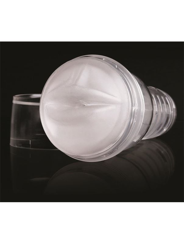 Прозрачный мастурбатор-ротик Fleshlight - Ice Mouth Crystal
