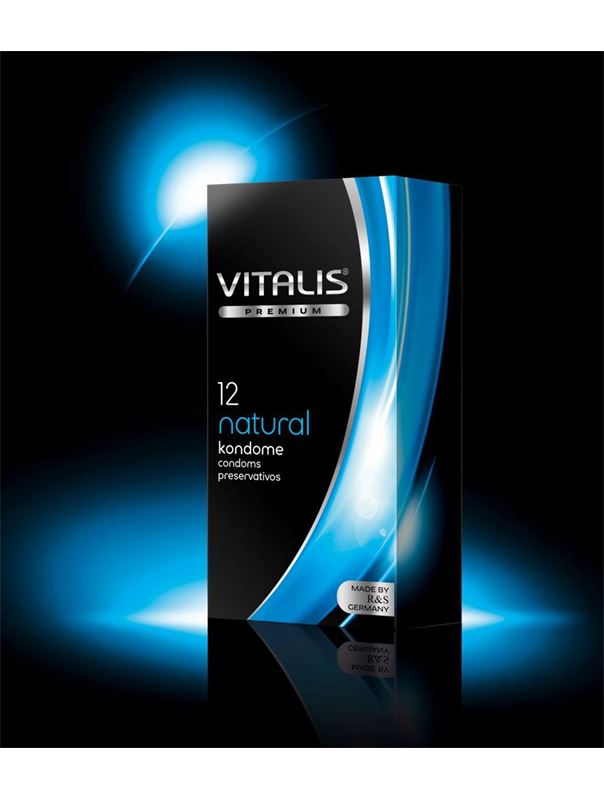 Классические презервативы VITALIS premium №12 Natural (12 шт)