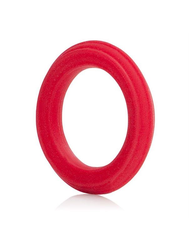 Красное эрекционное кольцо Caesar Silicone Ring