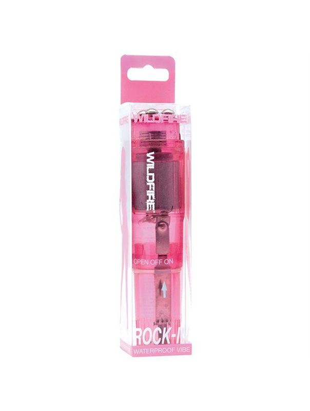 Розовая водонепроницаемая виброракета Wildfire Rock-In Waterproof Massager