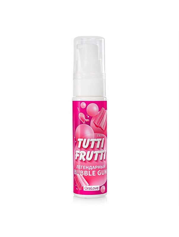 Интимный гель на водной основе Tutti-Frutti Bubble Gum (30 гр)