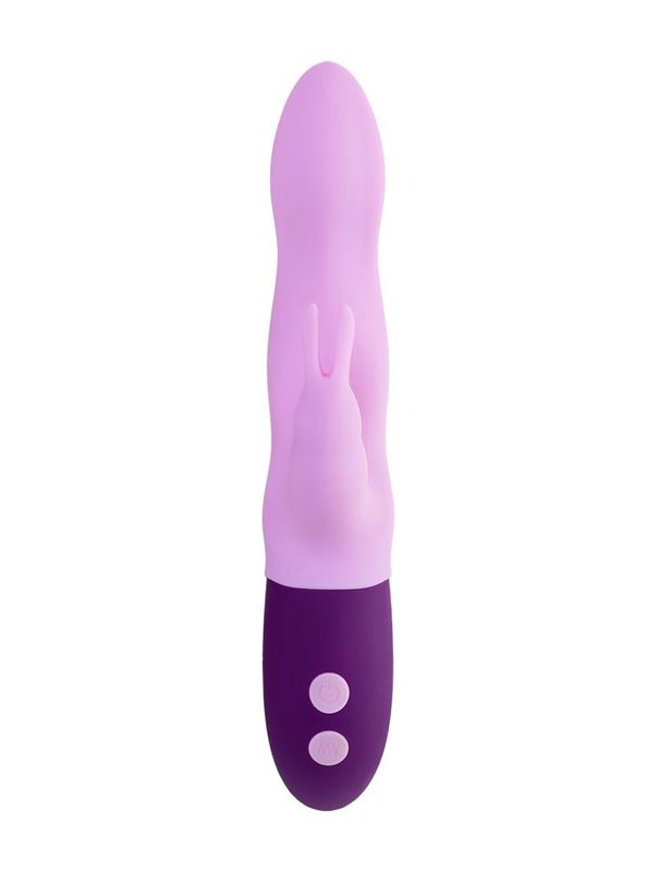 Сиреневый вибратор кролик Hello Rabbit (24,5 см)