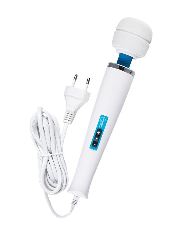 Белый вибромассажёр Magic Wand Europe (31,5 см)