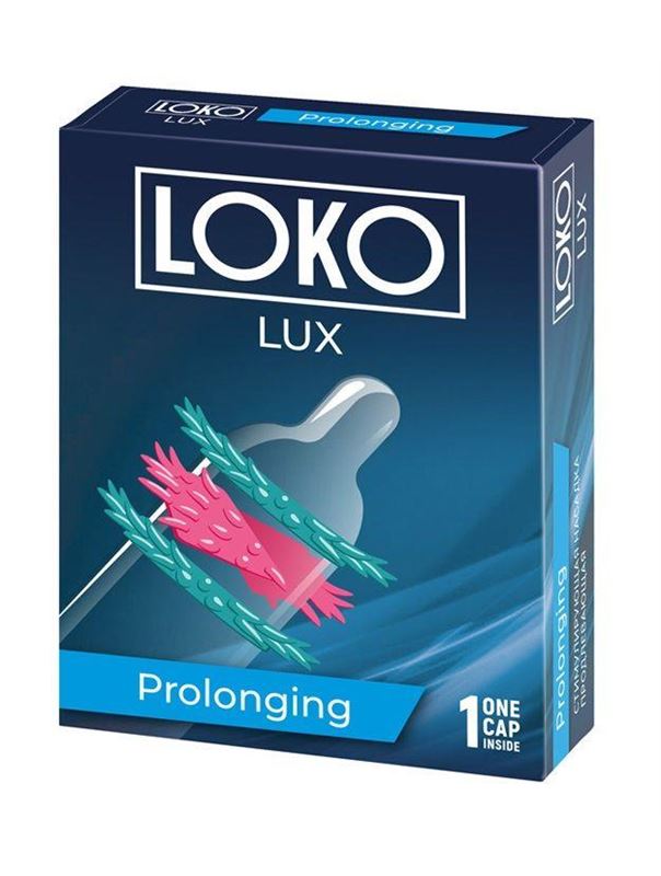 Стимулирующая насадка на пенис LOKO LUX с продлевающим эффектом