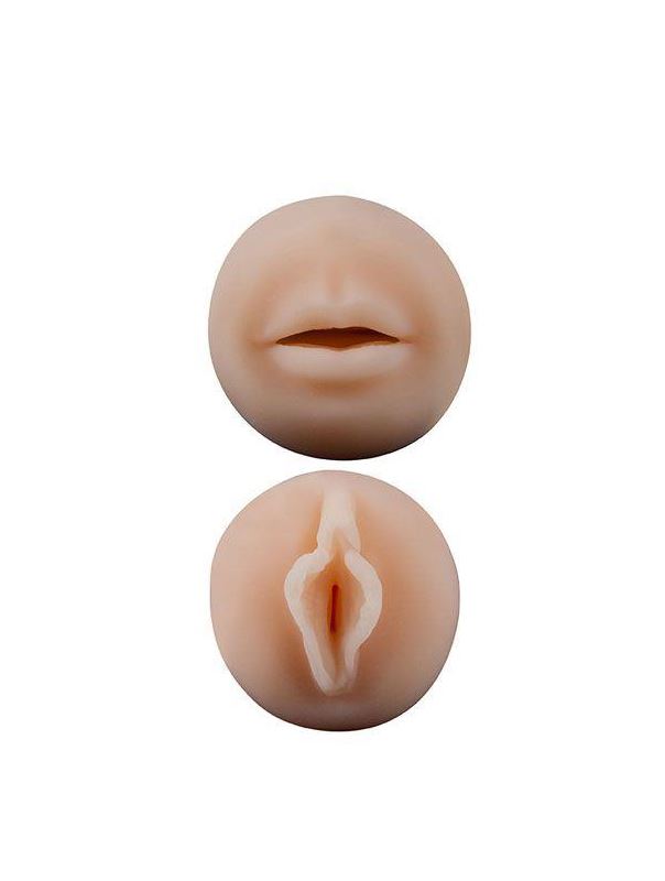 Двусторонний мастурбатор CUM EXPLOSION MASTURBATOR MOUTH  VAGINA - ротик и вагина