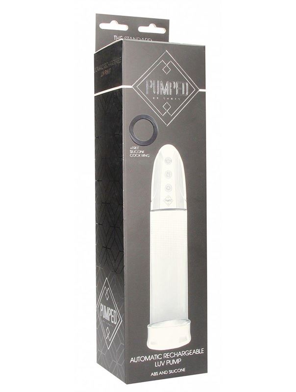 Прозрачная перезаряжаемая вакуумная помпа Premium Automatic Pump Luv Pump