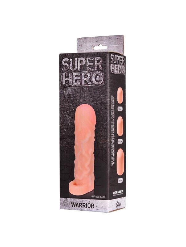 Фаллоудлинитель SUPER HERO Warrior - 16 см.