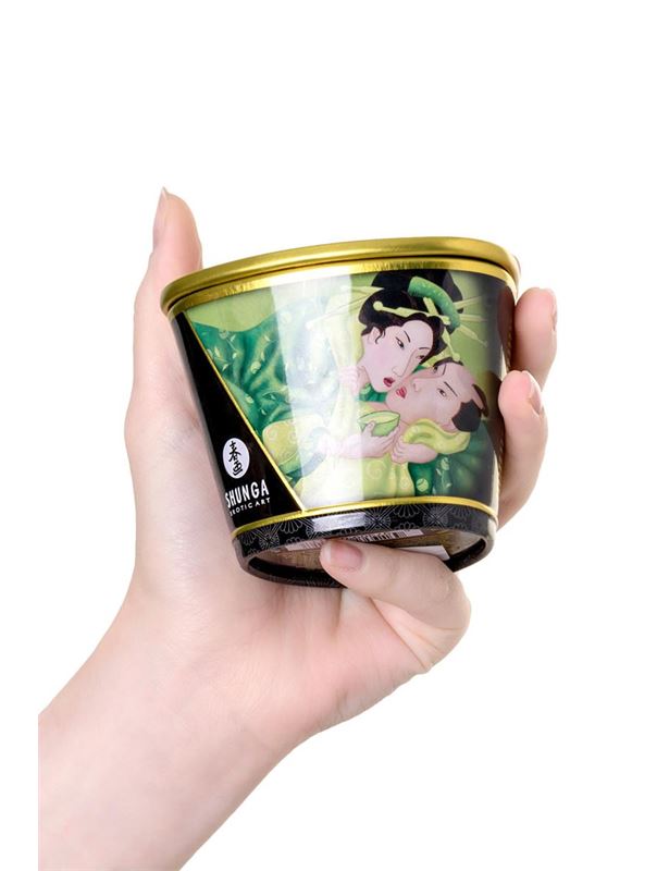 Массажная свеча Shunga Zenitude Exotic Green Tea с ароматом зелёного чая (170 мл)