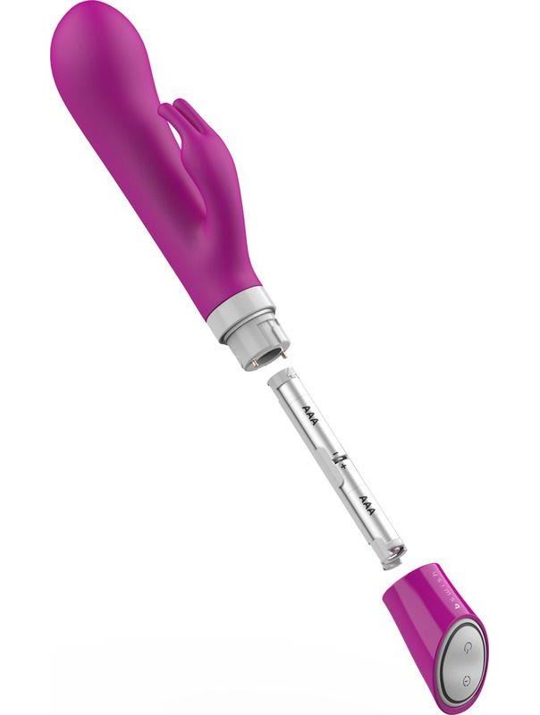 Ярко-розовый вибратор-кролик Bwild Deluxe Bunny (19,3 см)