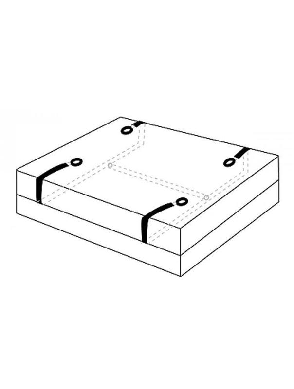 Бондаж для фиксации на кровати Hold Me Under the Bed Restraint System